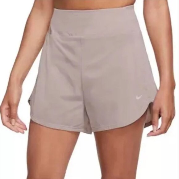 NIKE Bliss Dri-fit Fitness High-waisted 3" Brief-lined Shorts DX6018-019 NWT XL - Picture 1 of 14